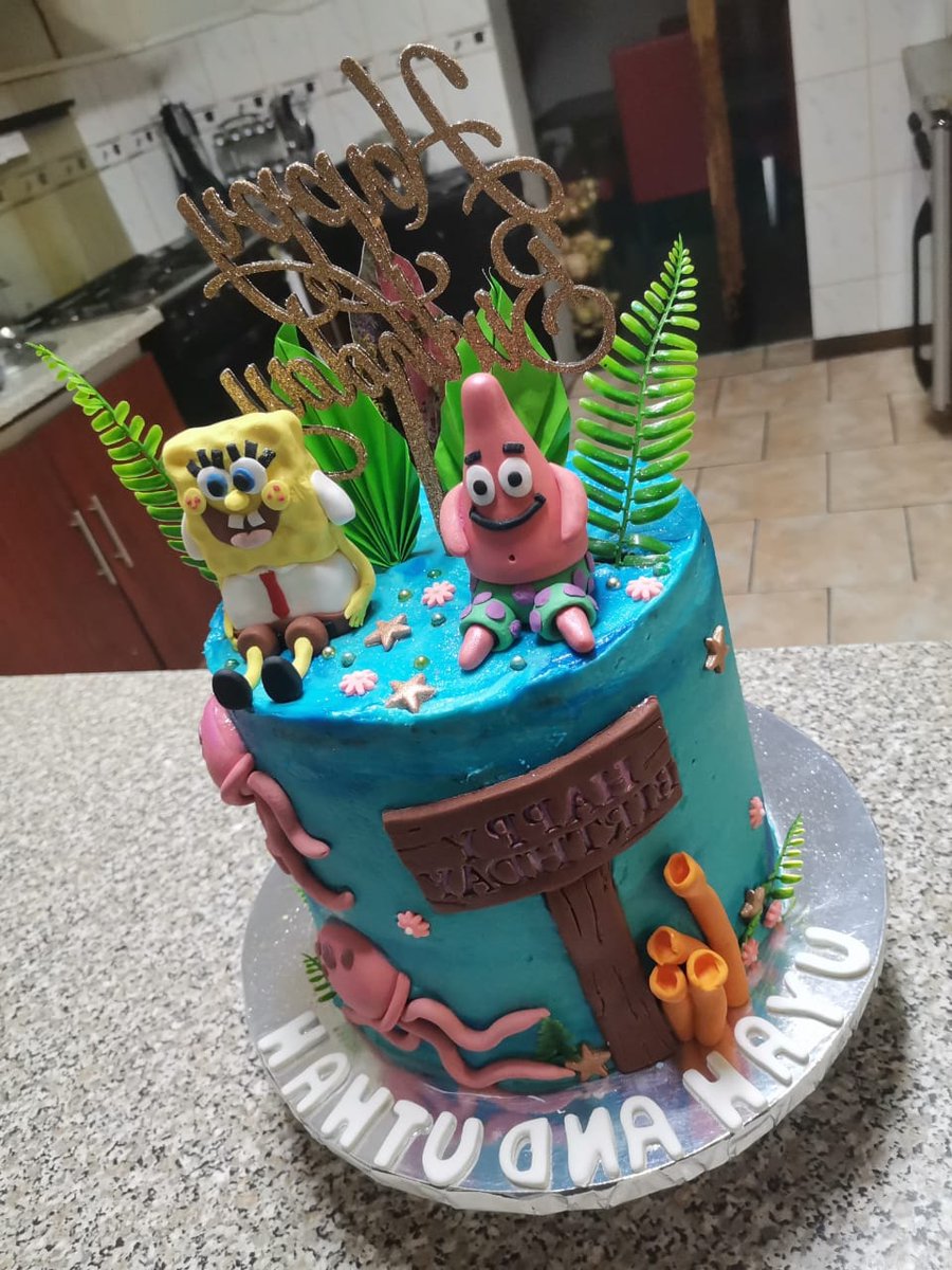 LollystrEats's tweet photo. Vanilla Birthday Cake #vanillabirthdaycake #birthdaycakesforhim #spongebob #underthesea #charactercake 🌸🌸 https://t.co/rX9mrWVU6Z
