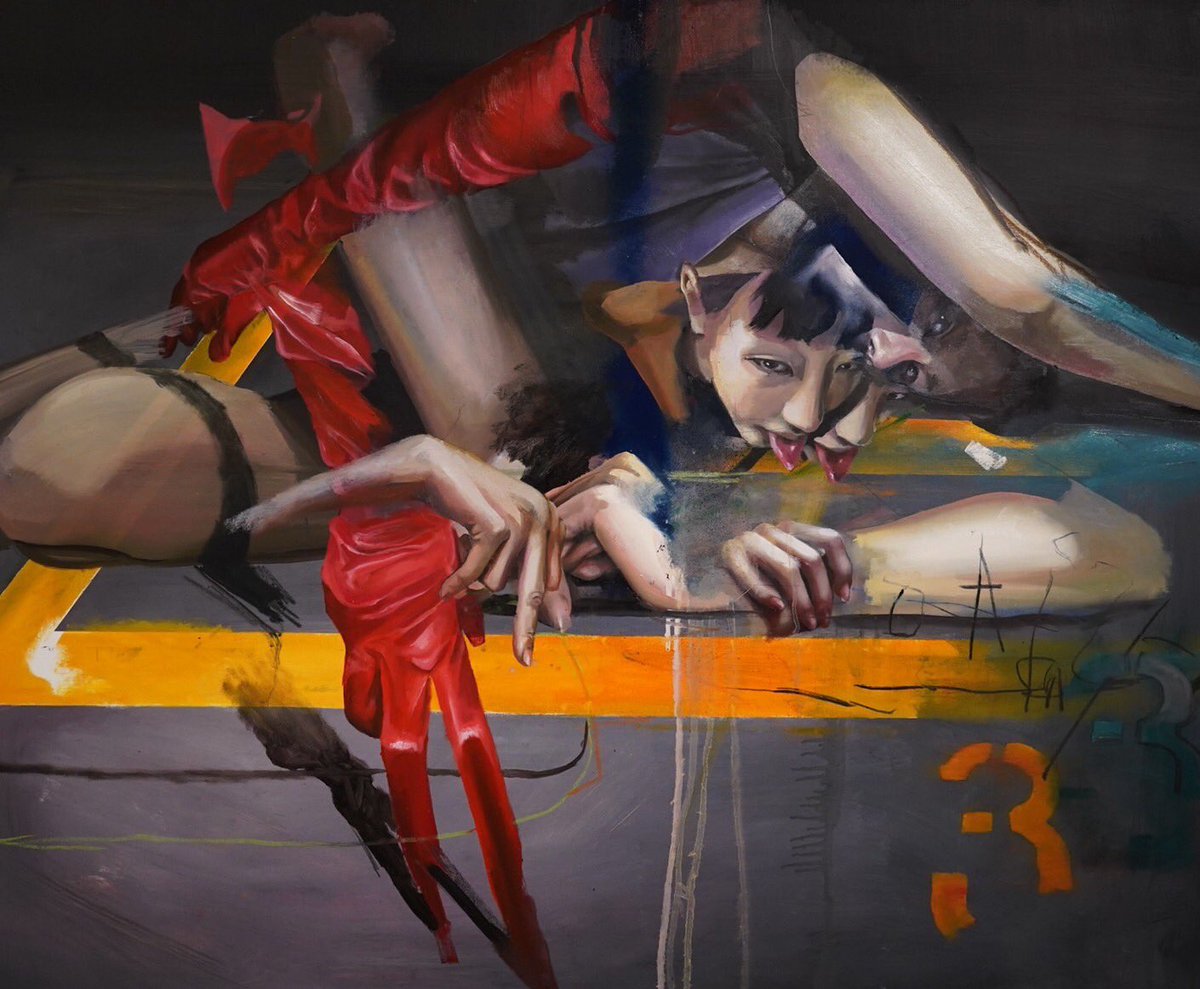 油画4年アーティスト紹介〉 杉山 日向子 1997年 東京都出身。 Twitter