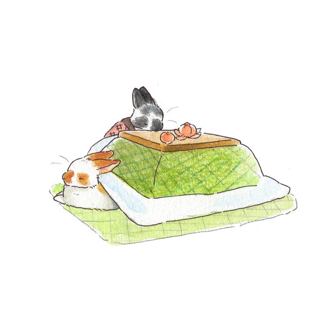 「animal under kotatsu」 illustration images(Latest)