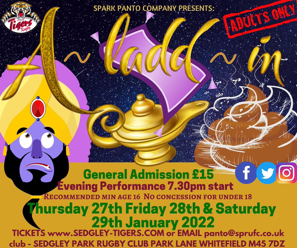 Adult Panto at Sedgley Park Rugby Club, Whitefield. Always a lot of fun! Everyone is welcome. Tickets selling fast <a href="/LoveWhitefield/">Love Whitefield</a> @_lovemanchester <a href="/WeloveBury/">love Bury</a>