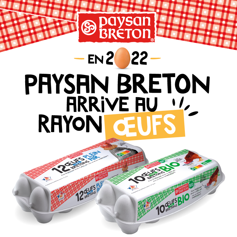 EuredenGroup's tweet photo. [ N🥚UVEAU  ] Paysan Breton arrive au rayon Oeufs avec 4 références d'œufs Bio et Plein Air issus des productions de ses éleveurs coopérateurs bretons !
👉 Retrouvez nos oeufs dès à présent en rayon dans les magasins @ULesCommercants de Bretagne
https://t.co/N16oIWVmLL https://t.co/2brgQYSSZT