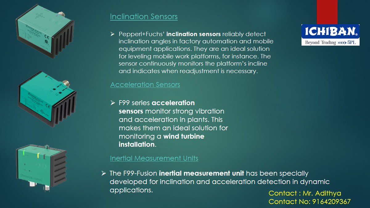 jayemtrading's tweet photo. Inclination Sensors
Pepperl+Fuchs’ inclination sensors reliably detect inclination angles in factory automation and mobile equipment applications. https://t.co/PMVS08BNbE