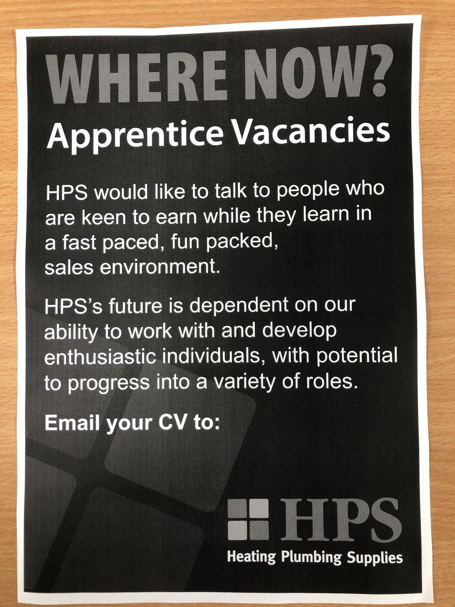New Year New Career! We are looking for someone to Join Our team here at HPS Croydon, any interest then Please email your CV to croydon@hpsmerchant.co.uk