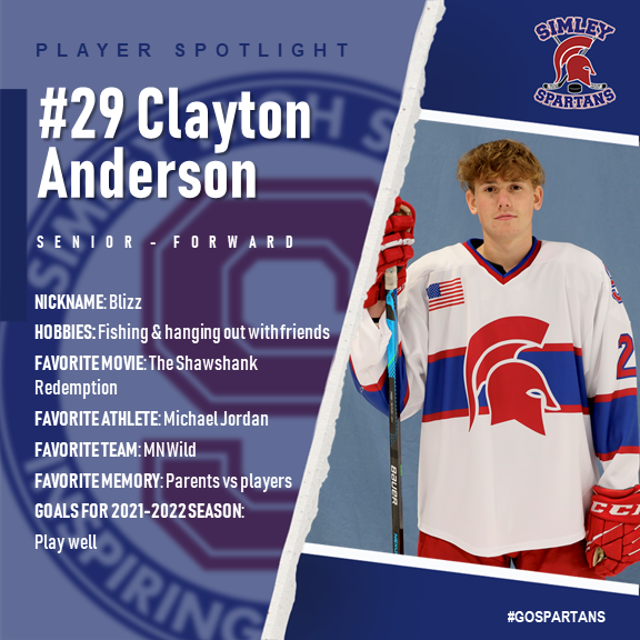 SimleyPucks's tweet photo. #playerspotlight #highschoolhockey #spartanpride #gospartans https://t.co/4Zod7hAWSj