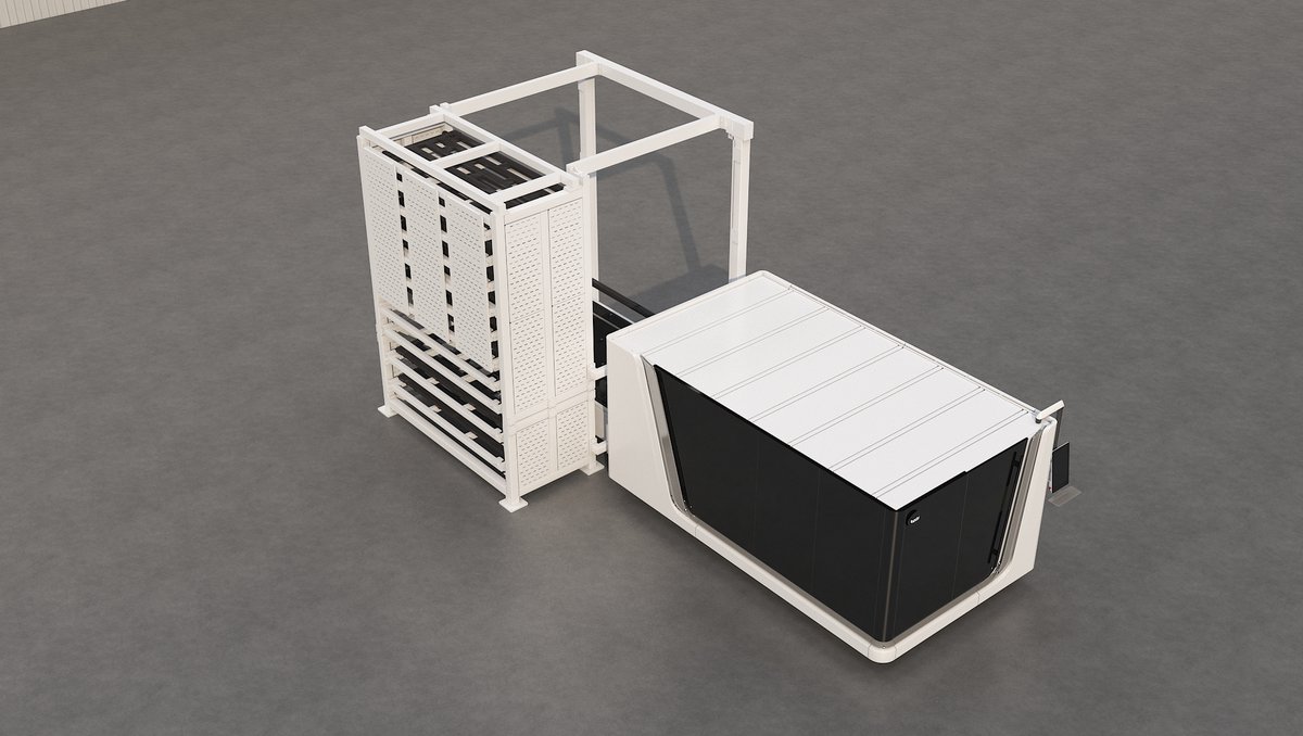 bodor_laser_'s tweet photo. Are you stopped from customer satisfaction by traditional material storage, manual sheet feeding, the price disadvantage of purchasing small numbers of sheets, and limited working space? Meet our new #Bodor #iTower single-module storage tower.
#Material #storage #tower https://t.co/nO2NfrVlba