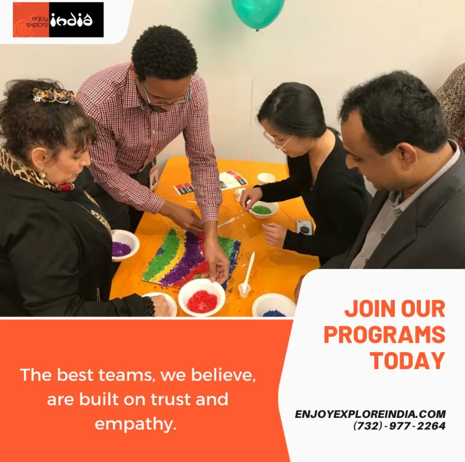 eei_workshops's tweet image. Our activities and events are only conversation starters.
Trust and empathy, we believe, are the foundations of the best teams. 
Join our programs today. Simply give us a call ☎️ (732) - 977 - 2264 or set your appointment at buff.ly/3yQNDfm
#amazingprograms