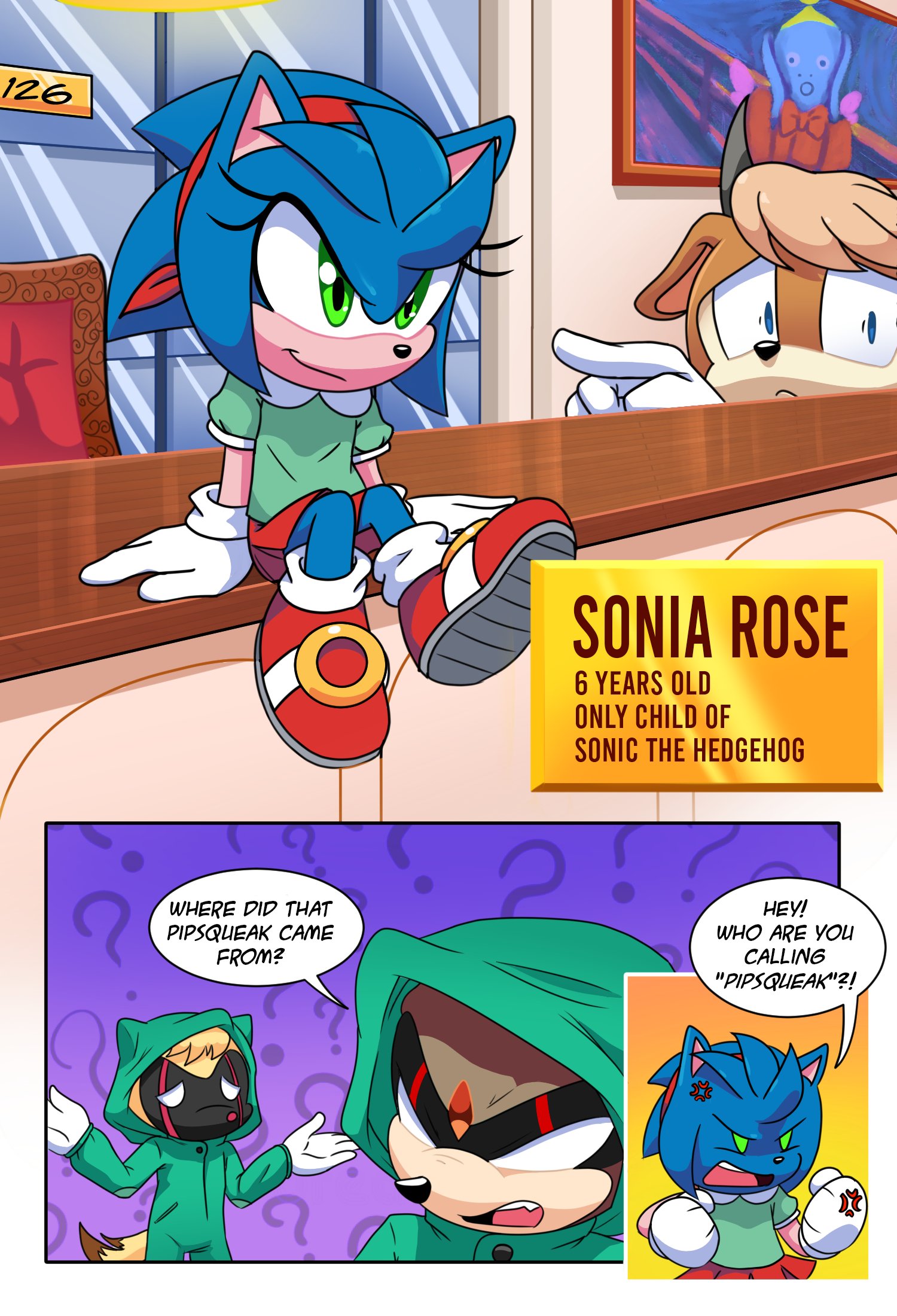 sonic the hedgehog and amy rose (sonic and 1 more) drawn by toonsite