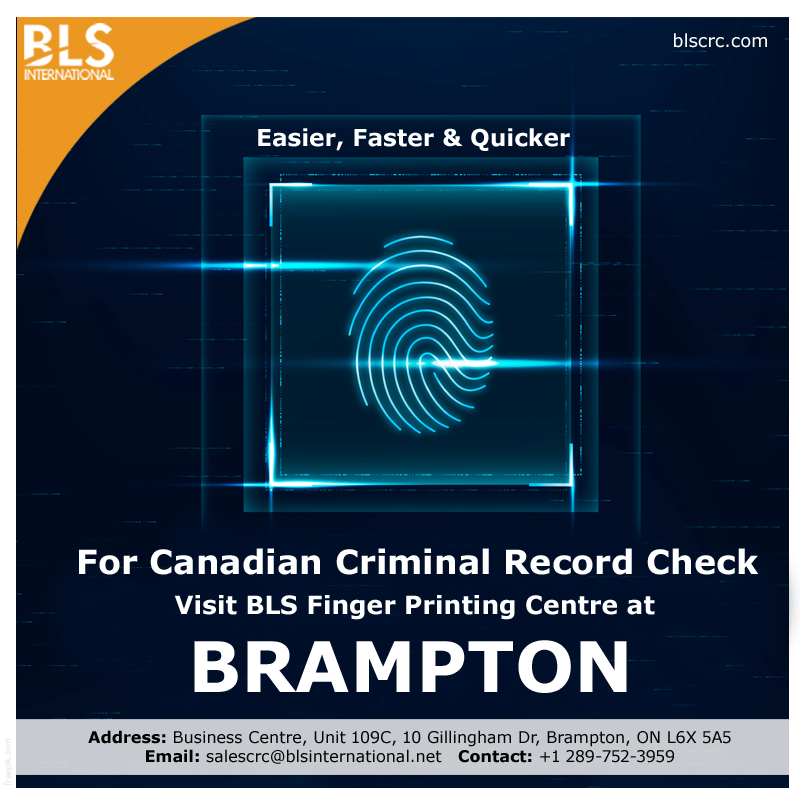blscrc's tweet photo. #BLSInternational Services #Canada Inc has been accredited by the #RCMP to submit Electronic Fingerprints to #CCRTIS in support of criminal record checks. To apply, call us on +1 289-752-3959 or visit: https://t.co/r1GVVNDXmJ
#DigitalFingerprinting #Brampton @rcmpgrcpolice https://t.co/KzBloBKtKI