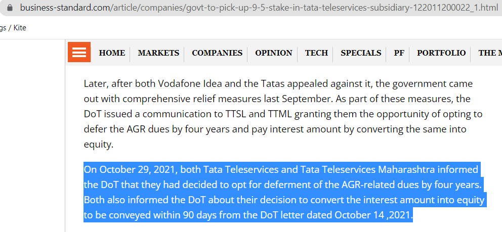 deveshbhuwad's tweet photo. #Market #discounts everything. A news factored in on Oct 29, 2021 when #TTML was running in the 50s.
So now, whoever is #panicselling on the #LowerCircuits, you know who they are ๐
#TheClassicRetailInvestor
Disclaimer : Invested from 70s level courtesy @NiftyGranmaster https://t.co/JjkzoQNOq1