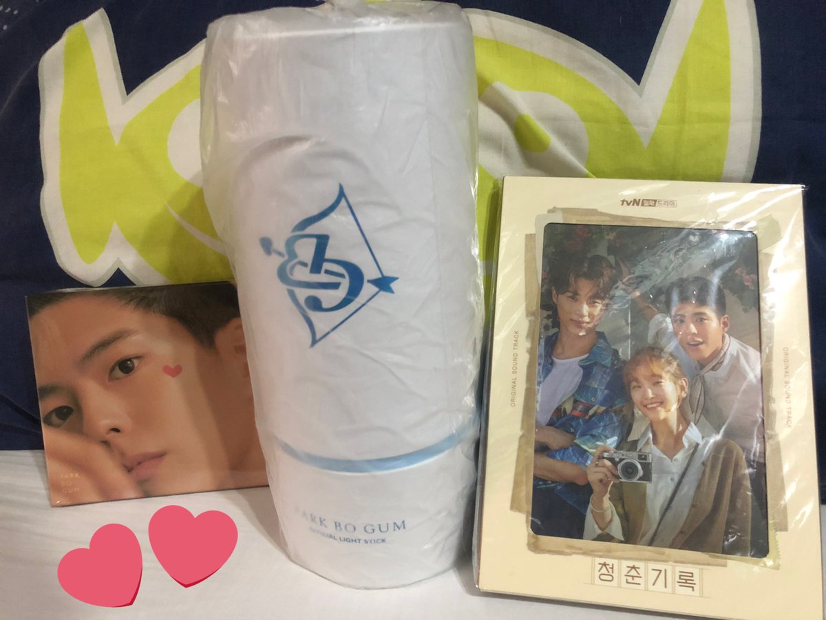 [SELLING]
Wts lfb ph

•Park Bo Gum Lightstick 
•Record of Youth OST Album
•All My Love Album (Sealed)

₱4500 for all
Only selling as a bundle (albums and ls) 

Please dm me for any inquiries! All in perfect condition 😊

‼️Rfs: need funds‼️

t. Bogum onhand ls light stick