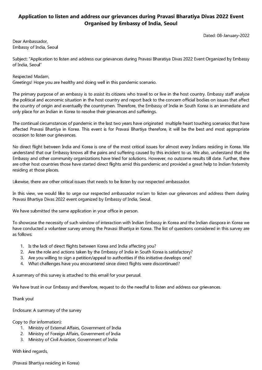 jshekhawat_monu's tweet photo. @kor_Ind_flights
We are desperately waiting for a direct flight between India and Korea since last two years. We are passing through lots of troubles. Please start it asap. 
@JM_Scindia @hanumanbeniwal @PMOIndia @DrSJaishankar @DGCAIndia @ZeeNews @indiatvnews @ICCSeoul @MEAIndia https://t.co/Hzo0tlTxI4