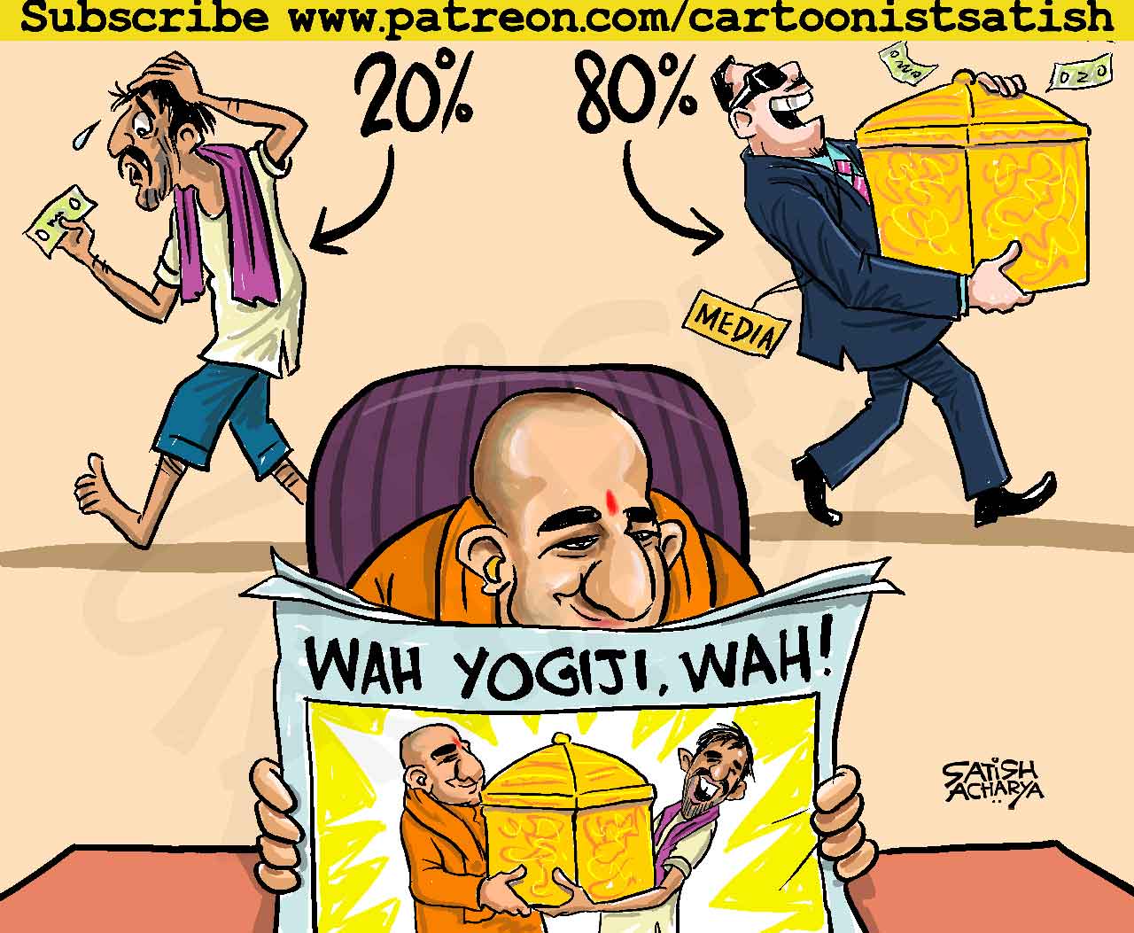 Top 173 + Satish acharya cartoon today - Delhiteluguacademy.com