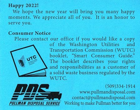 Monthly mailers are here again with great information, especially about Christmas trees. Check them out below or on our website pullmandisposal.com/blog/mailers/