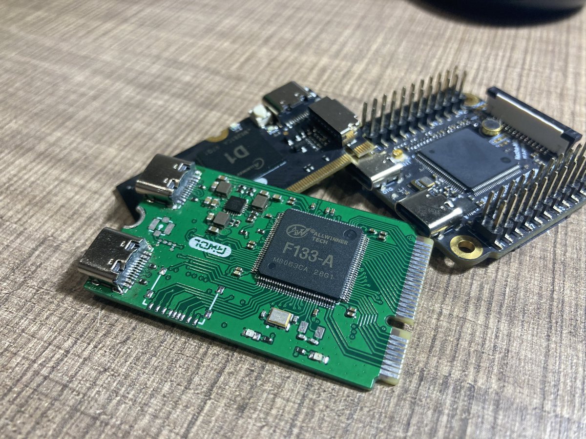 GLGH_'s tweet photo. YuzukiNezha D1s - The Open source tiny RISCV core for only 8 dollars 

Check out: https://t.co/LGt5476ybv https://t.co/XfEDY5xDuX