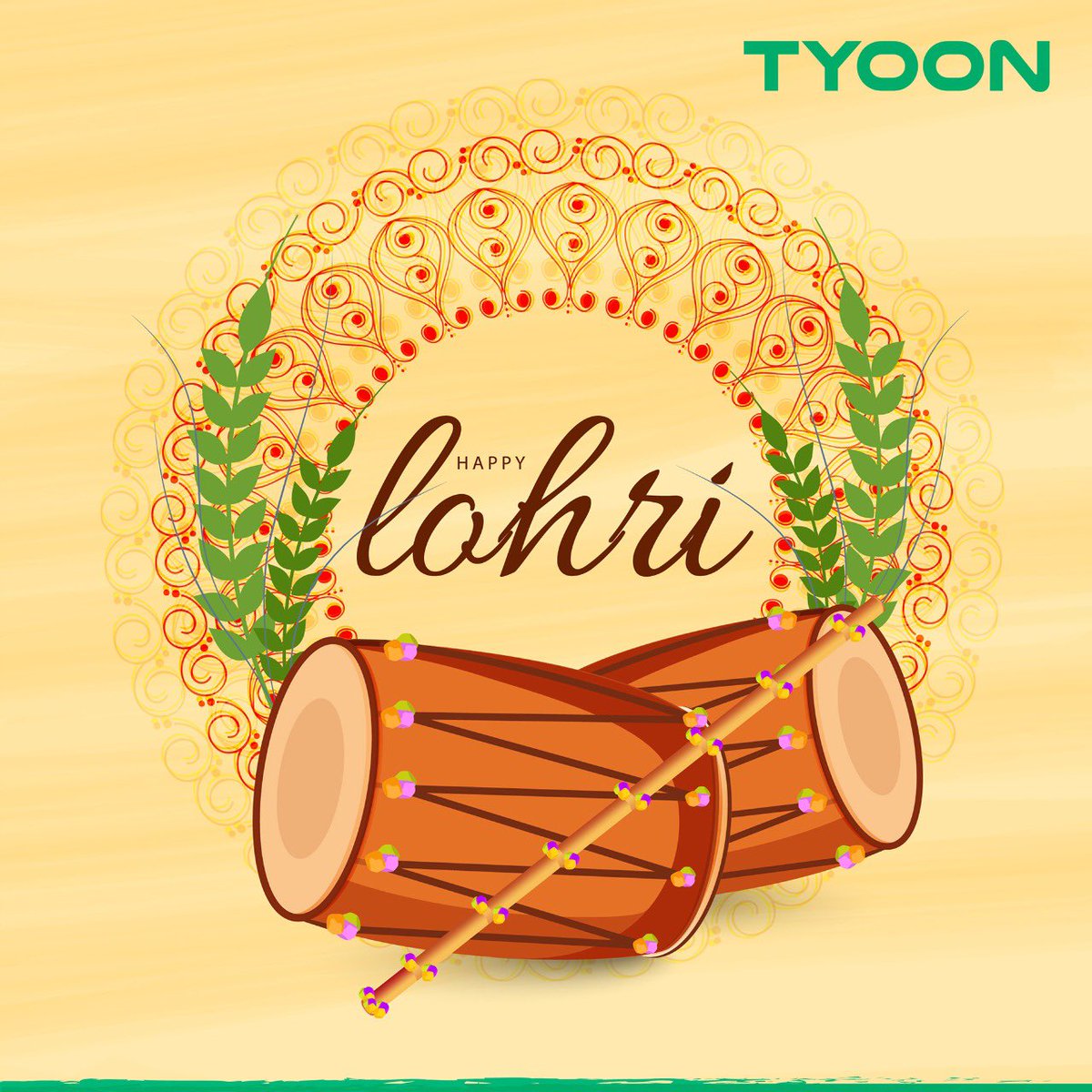 TyoonIndia's tweet photo. Wishing the abundant blessings of God fills your life with Lohri and always with happiness.  #HappyLohri https://t.co/zsoiU3yH2W