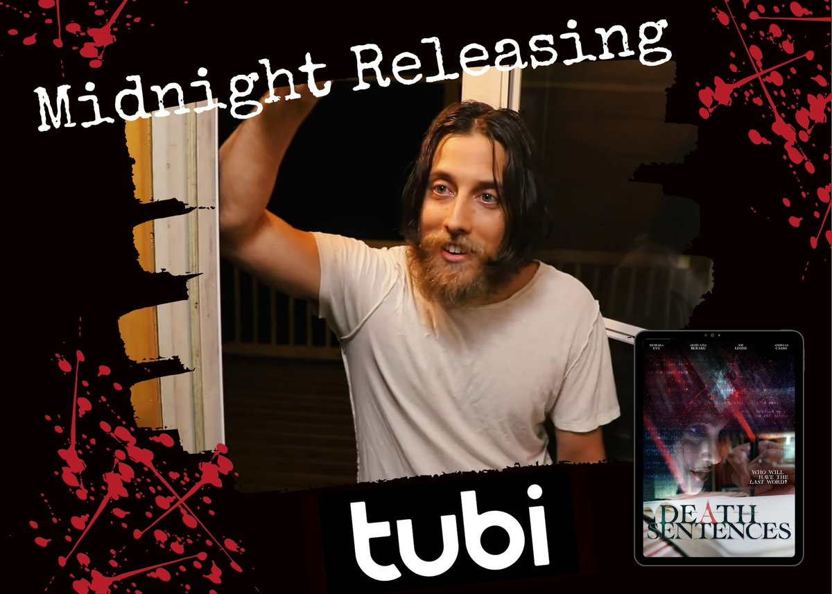 DEATH SENTENCES on TUBI!!!
tubitv.com/movies/593283/…
Who Will Have The Last Word?

#horror #halloween #horrormovies #art #scary #horrorfan #creepy #horrormovie #horrorart #spooky #movie #film #movies #horrorfilm #horrorcommunity #terror #horroraddict