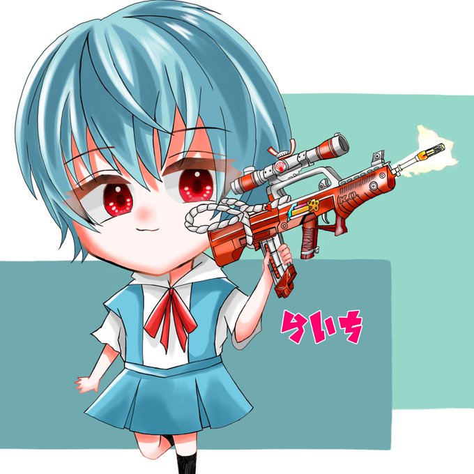 レイの学生服のtwitterイラスト検索結果