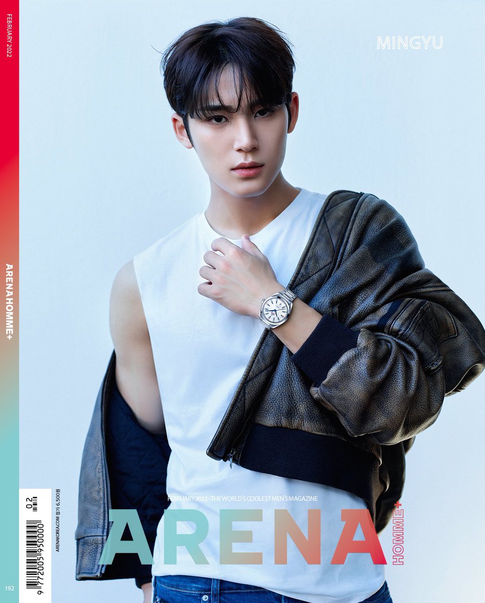 WorldwideCarats's tweet photo. [INFO] SEVENTEEN’s Mingyu, as the brand model for #OMEGA watch, will grace the February Issue of Arena Magazine. 🖤

 Pre-order through this link: https://t.co/UFKEMm96kb

@pledis_17 #SEVENTEEN #세븐틴 #MINGYU #민규 https://t.co/SALSZN6nyr