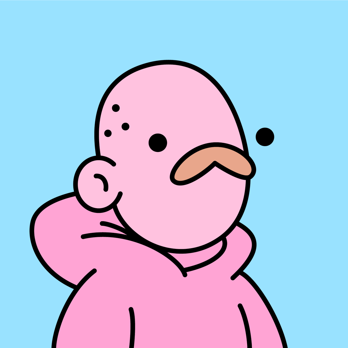 Doodle #8747
Doodstache
Mustache is not an accessory; it is an identity. Wears pink hoodies everywhere. Loves long walks to the fridge. Founder of Doodstache Club. 
Owned by: <a href="/jeffkh11/">JΞFF</a>
 
#DoodoftheDay #Doodles <a href="/doodles/">doodles</a>
