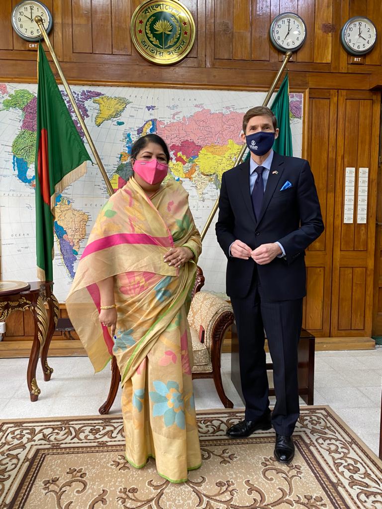 Honorable Speaker of Parliament Shirin Sharmin Chaudhury has been an invaluable partner, counselor and friend. She is a role model and inspiration for women leaders in government. Greatly enjoyed our farewell discussion on enhancing engagement between 🇧🇩 Parliament & 🇺🇸 Congress.