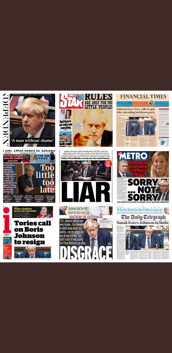 Not getting any better for the Prime minister. How much longer can this go on?
#PartyGate 
#PowerOfMedia