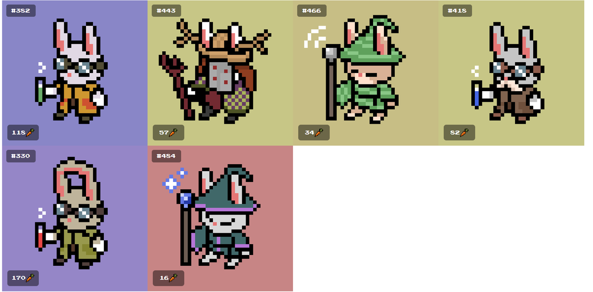 PunksOnXTZ's tweet photo. We swept the floor of @BunnyKnights now floor is 350 Tez!!! These bunnies will be use for future giveaways. #TezPunks https://t.co/2LrbHgY62n