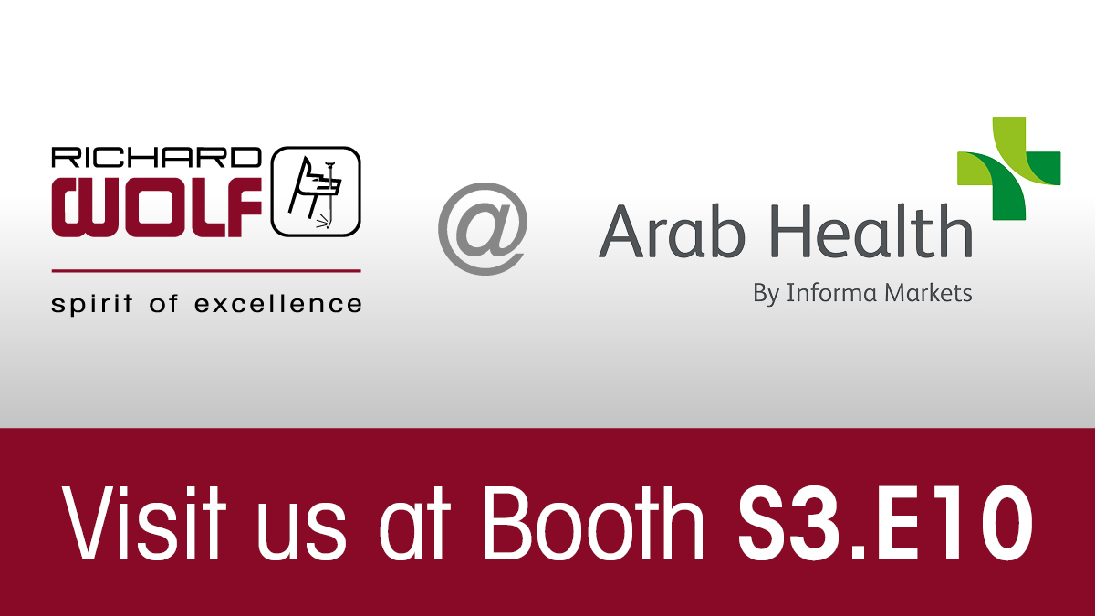 Richard Wolf 🐺 is taking place at @Arab_Health 24.-27. January 2022. We are looking forward to welcoming you at our booth S3.E10!

👉 Learn more: fal.cn/3lhqQ

#RichardWolf #RichardWolfGroup #MedicalTechnology #ArabHealth #ArabHealth2022 #Dubai #RichardWolfMiddleEast