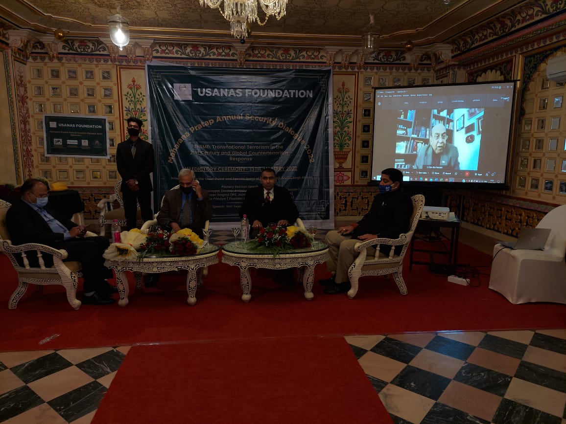 UsanasF's tweet photo. "The forces of #terror may be lying low, but the networks are still there and terror organizations will look for opportune moments, for example, the instability since the #US withdrawal from #Afghanistan." adds @atahasnain53 at the Valedictory ceremony of #MPASD2022. https://t.co/KwG8eO0oSO