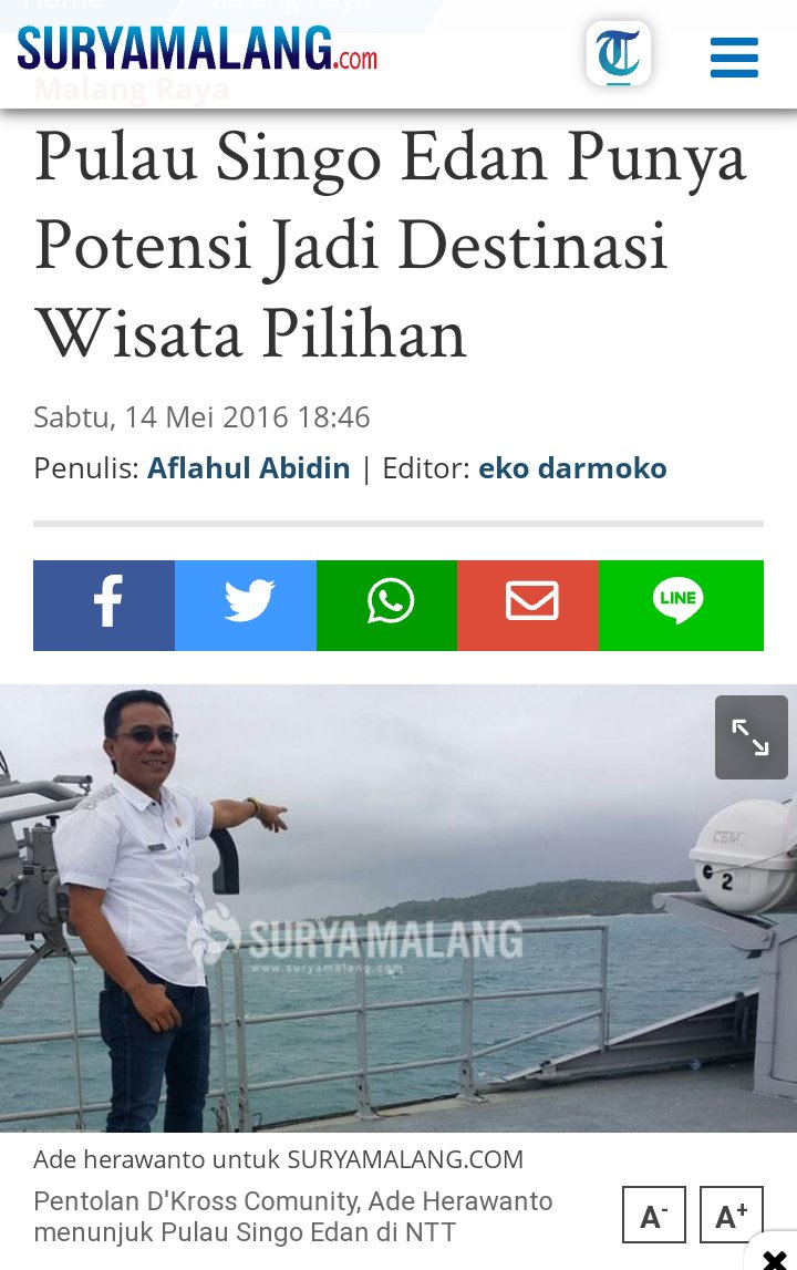 iIhamzada's tweet photo. Ada suatu masa di mana suporter paling keren di Indonesia itu Aremania. Harus diakui fakta itu. Bahkan, saat ini, satu-satunya klub di Indonesia yg julukannya jadi nama pulau, ya Singo Edan. Pulau Singo Edan berada di NTT. Dan, basis pendukung Arema cukup besar di Kupang, NTT. https://t.co/03IbXeKCzY