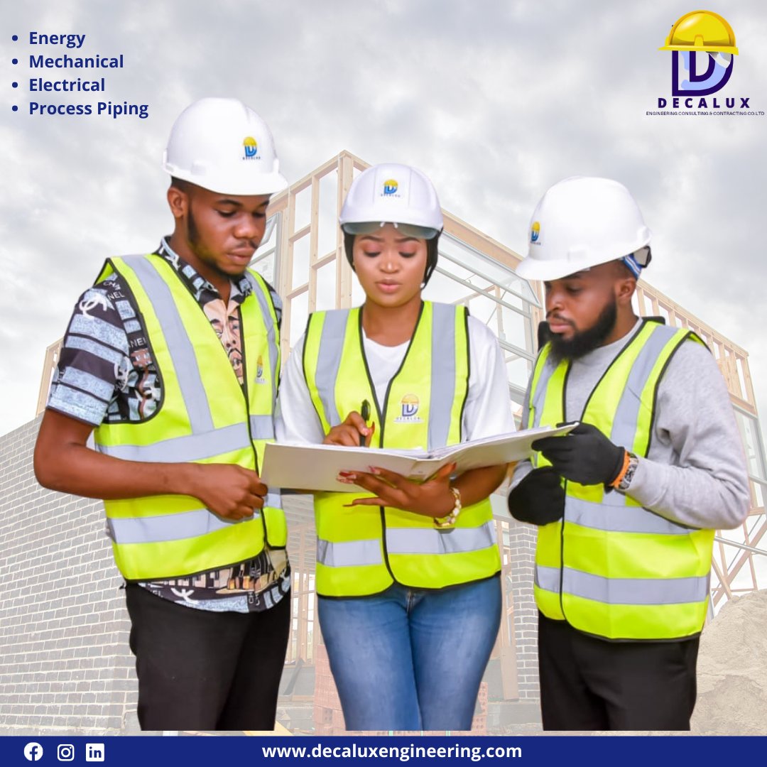 decalux_engr's tweet photo. We have been serving our clients in the #energy, #mechanical, #electrical and #processpiping sectors 
@decalux_engr is right here to provide best solutions in building and industrial services.
We are here to serve you! https://t.co/4sPMJ7tqo2