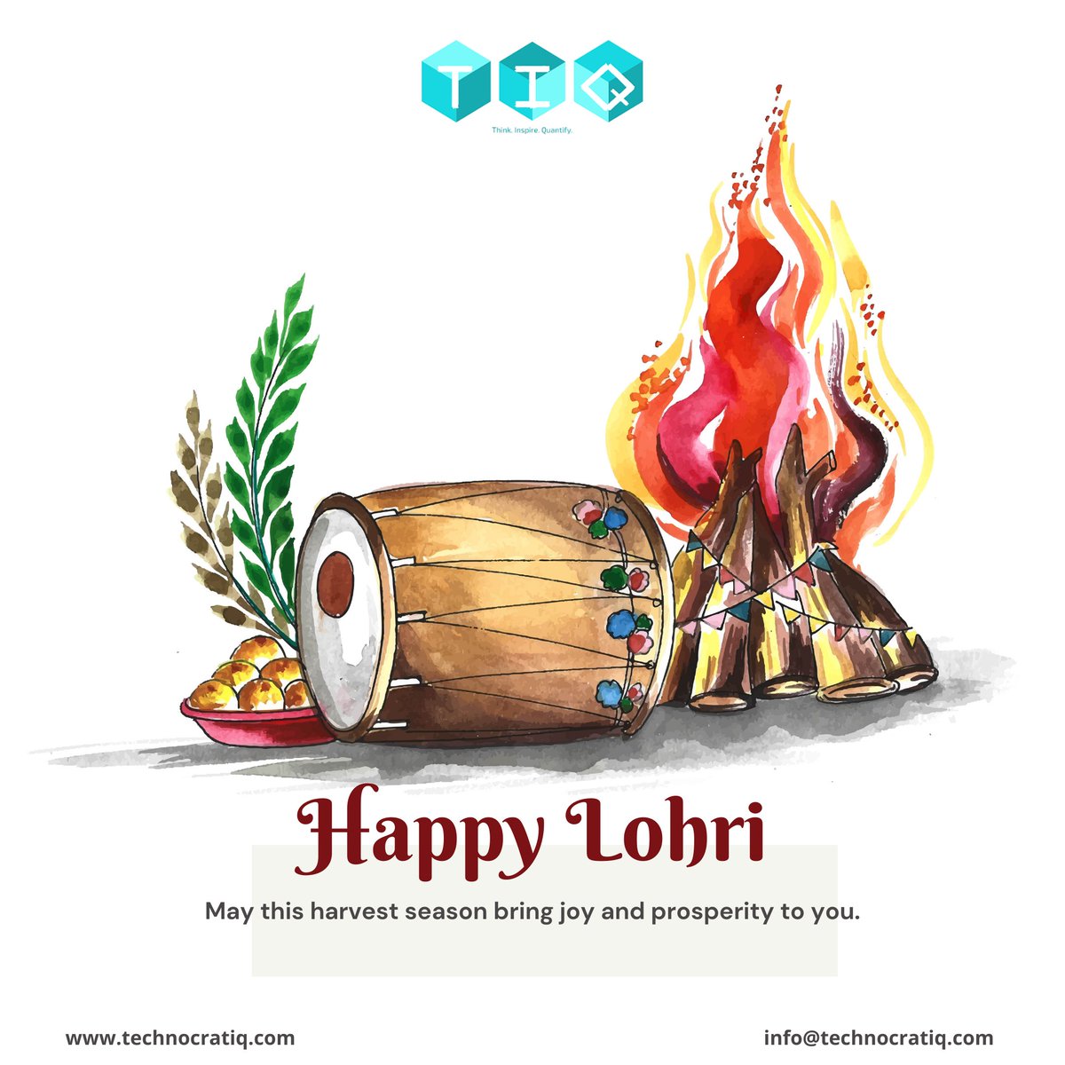 technocratiq's tweet image. #tiq wishes everyone a Happy Lohri 🙏   ⠀⠀⠀⠀⠀⠀⠀⠀
Begin the season with lots of love and care from your loved ones and stay safe while you celebrate!

#tiq #technocratiq #lohri #festival #sankranti #lohricelebration #makarsankranti #indianfestival #winter