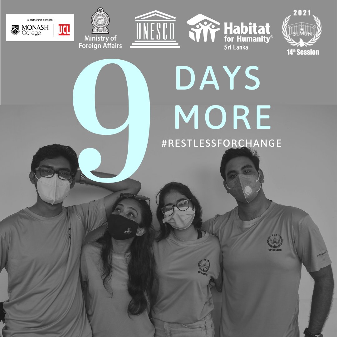 slmun2025's tweet photo. 9 DAYS MORE FOR CONFERENCE π
Time is ticking β°
#restlessforchange #mun #slmun21 https://t.co/pZXD3Mr2Tr