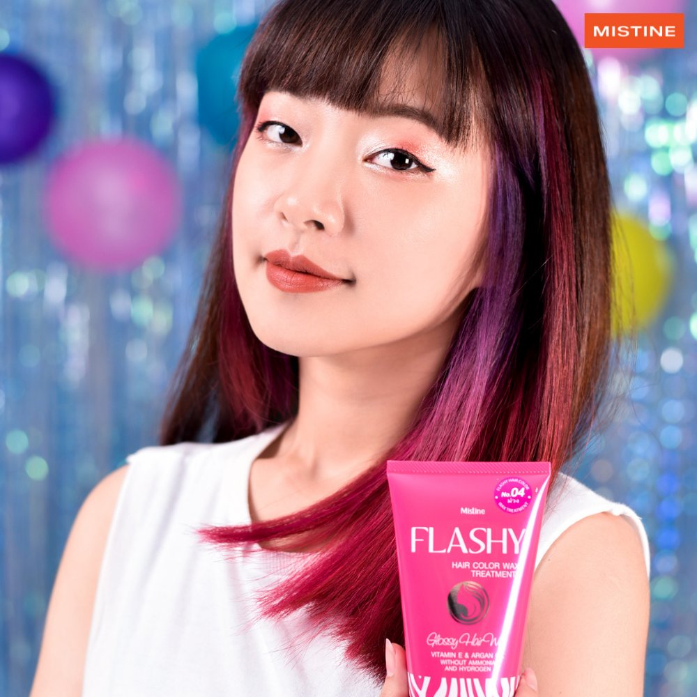 มิสทิน แฟลชชี แฮร์ คัลเลอร์ แวกซ์ ทรีม เม้นท์ แว็กซ์เคลือบสีผม
สนุกไปกับการเปลี่ยนสีผม เปลี่ยนได้บ่อยๆตามที่คุณต้องการ สีติดทน ไม่ทำให้ผมแห้งเสีย เพียงสระ หมัก และล้างออก เท่านี้คุณก็จะได้สีผมสวย เด่นชัด #ผมสวยไม่กลัวเสีย #บำรุงและฟื้นฟู #MISTINE