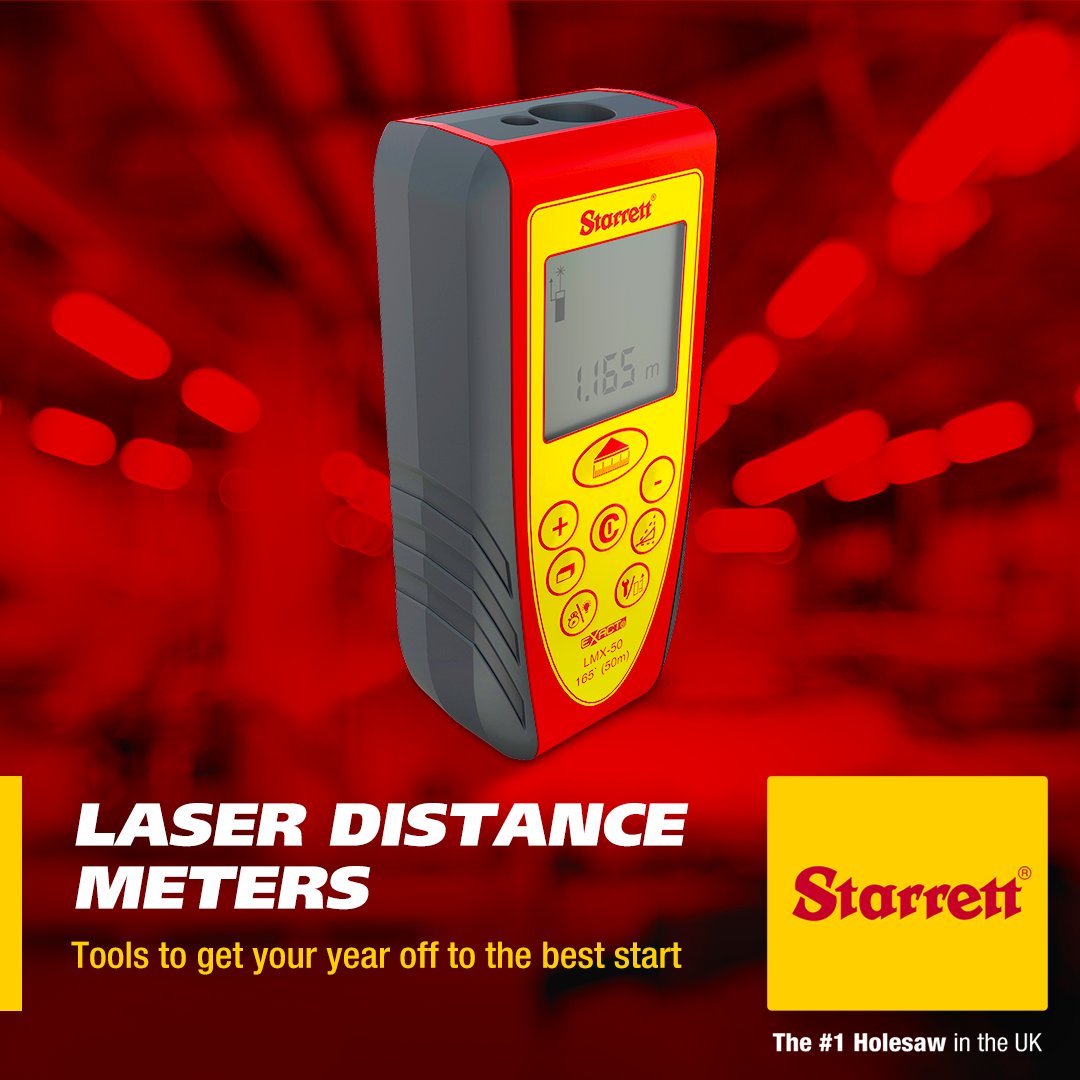 Simplify distance measurement with Starrett’s Laser Distance Meters📏
Offering agility and accuracy in various types of measurement, they feature an easy-to-read display, with measurements being provided in less than one second ⏲!

#Starrett #LaserDistanceMeters #KLMS30 #KLMX50