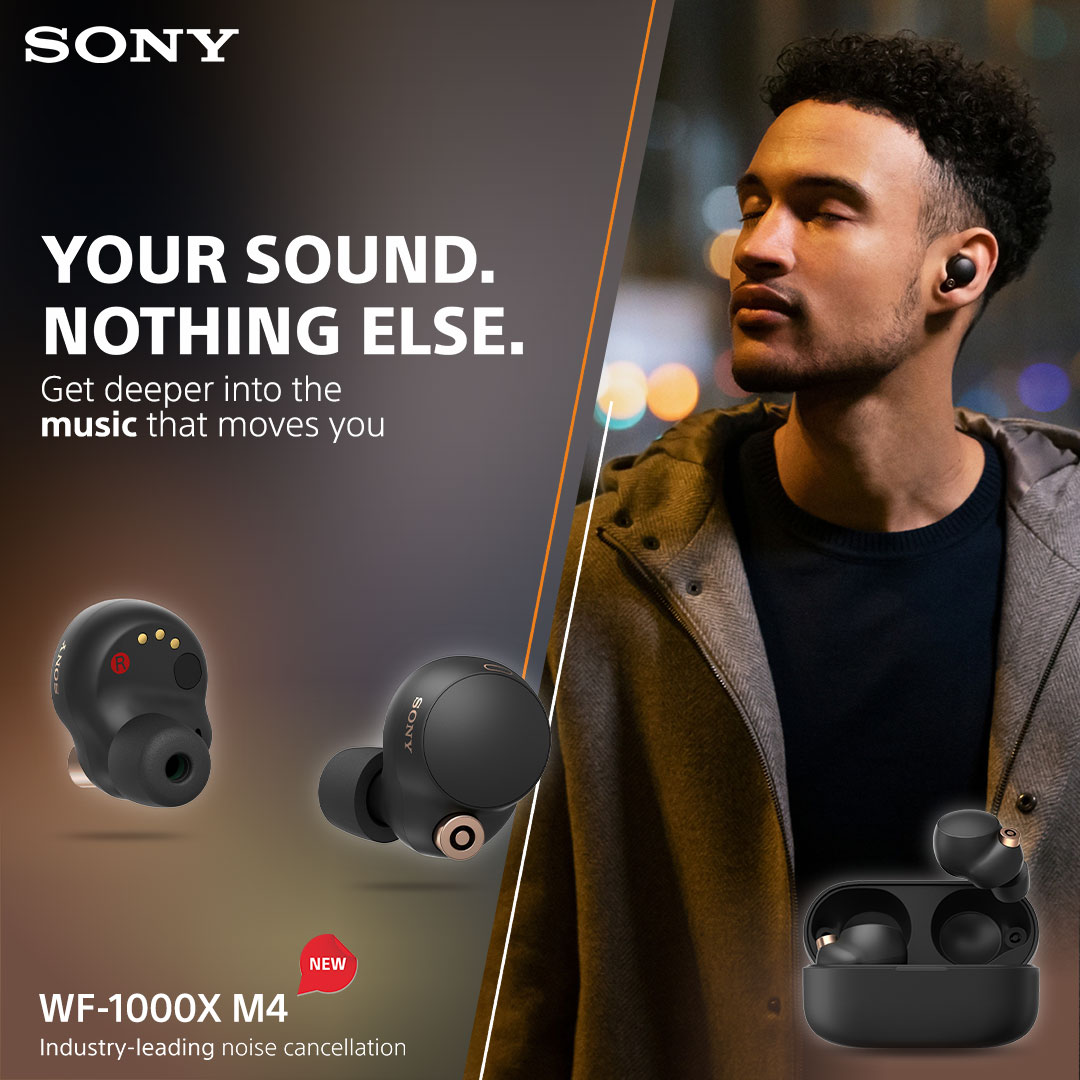 Sony WF-1000XM4 truly wireless earbuds have advanced noise