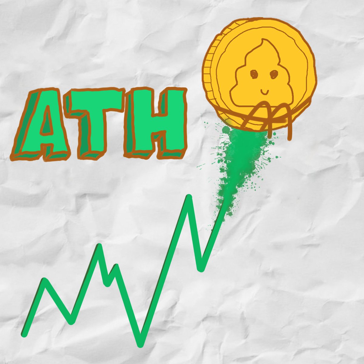 Story time:

My mom said to me at the last #ATH, "That's going down you should sell" and I literally looked her dead in the eyes and said "No, this is #Shitcoin"

Sincerely,
Shitoshi Notapoopoo

#cryptocurrency #CryptoNew #NFT #Giveaway #Airdrop #DiamondHands #meme #altcoinseason