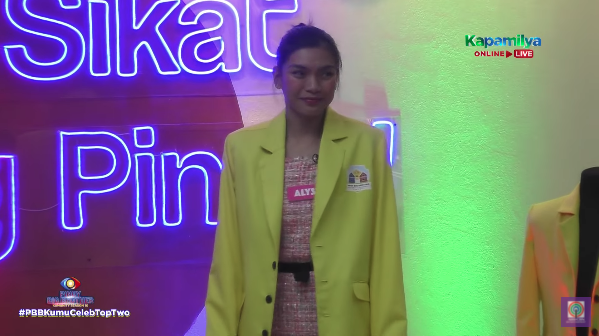 PBBabscbn's tweet photo. Congratulations Alyssa!
#PBBKumuCelebTopTwo https://t.co/8vDtcUV7KV
