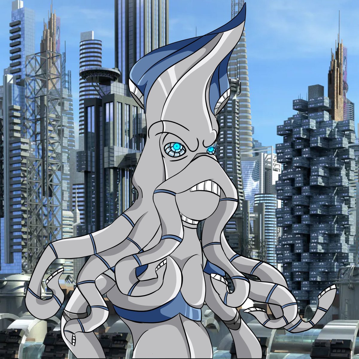 SaveasquidNFT's tweet photo. 2022…the year of the metaverse or the year of the robots? #NFTCommunity #metaverse #robots https://t.co/BzuvAoJCeZ