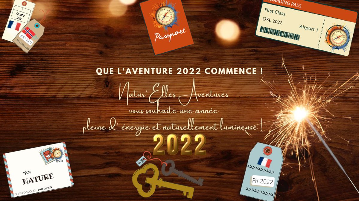 Toute l'équipe de Natur'Elles Aventures se joint à moi pour vous souhaiter une très belle année 2022 ! "

Linda BENZID
.
#NaturEllesAventures