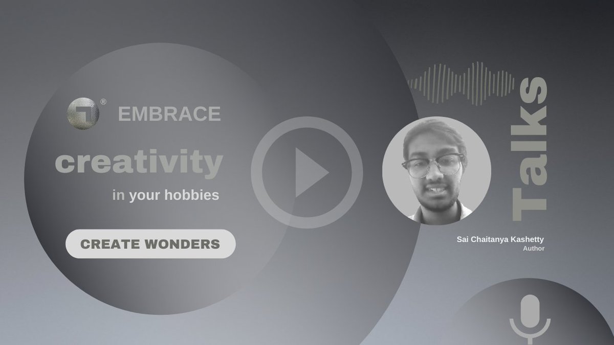 NE8x® Talks features:
Esteemed Author of 'The existence of true love', Sai Chaitanya Kashetty on embracing creativity in your hobbies and creating wonders

Watch here: 
youtu.be/TRT6OB-2etk

Read his book:
amzn.to/3pDBp7q