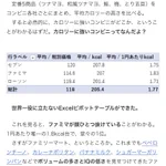 カロリー調査で見る？ファミマの圧倒的なボリュームとサービス精神!