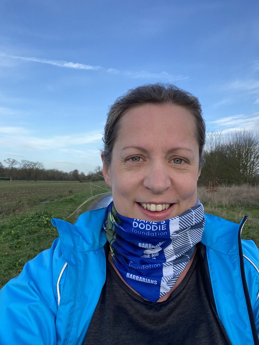 Jennife64974704's tweet photo. Today is Day 1 of the Doddie Aid challenge in which I will be logging miles each day in January, raising awareness of Motor Neurone Disease, something that as you know is very close to my own heart. Not a bad start to say I haven’t been out running in months!@DoddieGump https://t.co/RYh8RYZ0cP