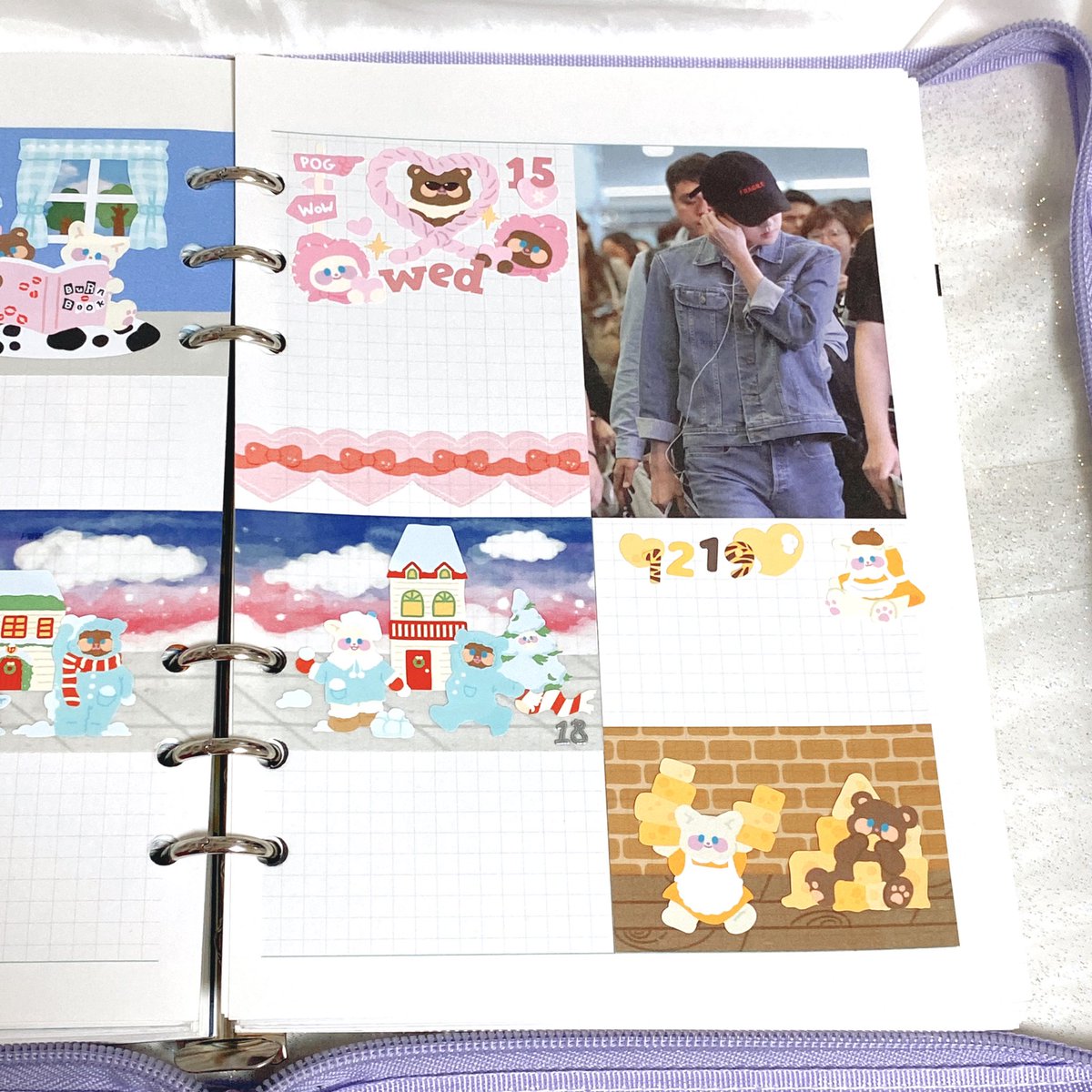 v_vint5's tweet photo. 211213 ~ 211219 다이어리 꾸미기 다꾸
ㅤㅤㅤㅤㅤㅤㅤㅤㅤㅤㅤㅤㅤㅤ
🔻
📒 다이어리
멜치판님 다이어리

✂️ 스티커
폭폭이 / 알숫스 하루몽 , 뽈링 

🎞 마스킹테이프
리노프렌즈 / 람찌네소품샵 / 롱타임노띵 / 무심한하루 / 제니빌리지 / 크리미크럼즈 / 베베

- https://t.co/cLEIihByZa