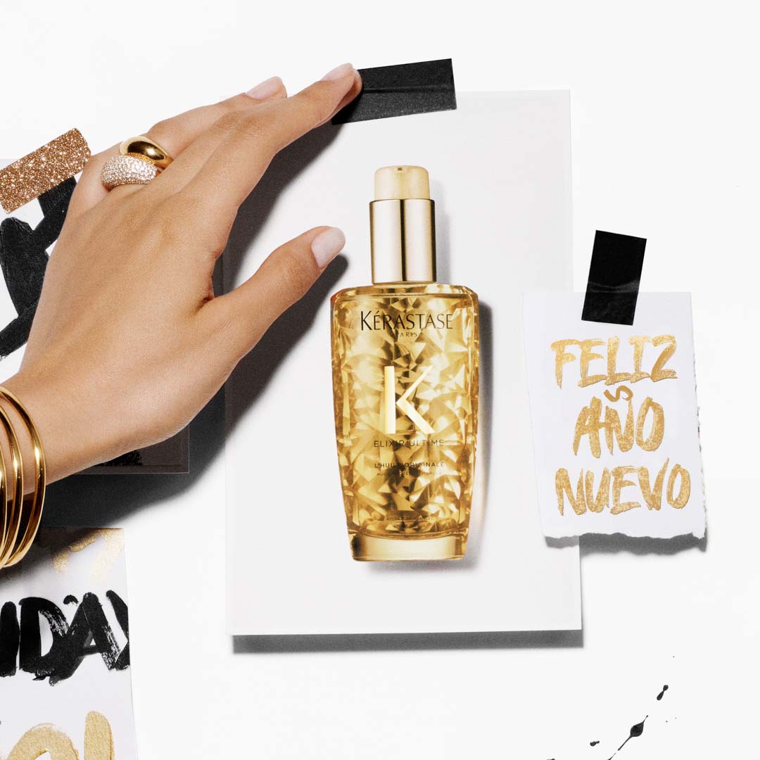 ¡Este Año Nuevo brilla con Kérastase!

Queremos darte las gracias con uno de nuestros productos más icónicos: Elixir Ultime. Un año nuevo único e irrepetible comienza para seguir cuidando de tu cabello como realmente se merece, ¿celebras su belleza con nosotros?
#KerastaseSpain