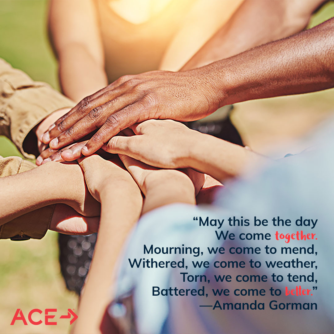 acefitness's tweet photo. For there is always light, if only we're brave enough to see it.
If only we’re brave enough to be it.
Welcome, 2022.
#ACEfitness #ACEcertified #welcome2022 #amandagorman @TheAmandaGorman https://t.co/VMqsYc4mWk