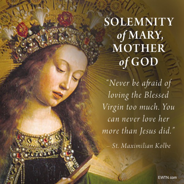 EWTN's tweet image. Start your new year on the right foot - pray the Rosary! The Blessed Mother always leads us to her Son, Jesus!

bit.ly/EWTNMMOG

#EWTN #Catholic #BlessedMother #HappyNewYear