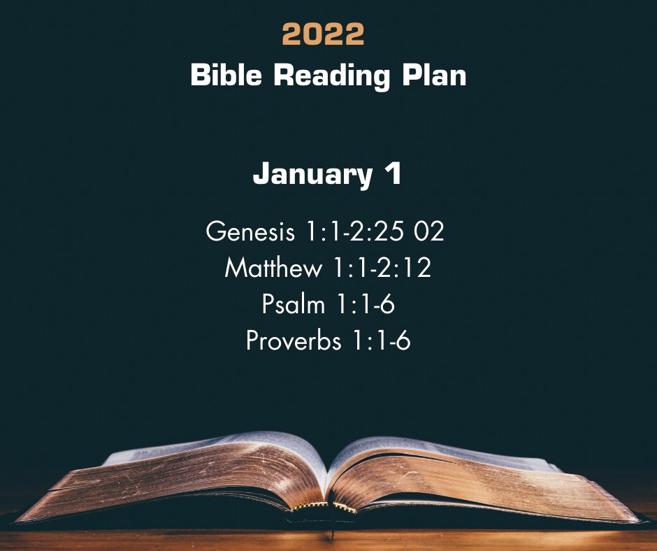 HighlandColonyB's tweet photo. Happy New Year!  There is no better way to start 2022 than through reading in God's Word.  Read along in the One Year Bible with us! https://t.co/hxTs9qQVqp
