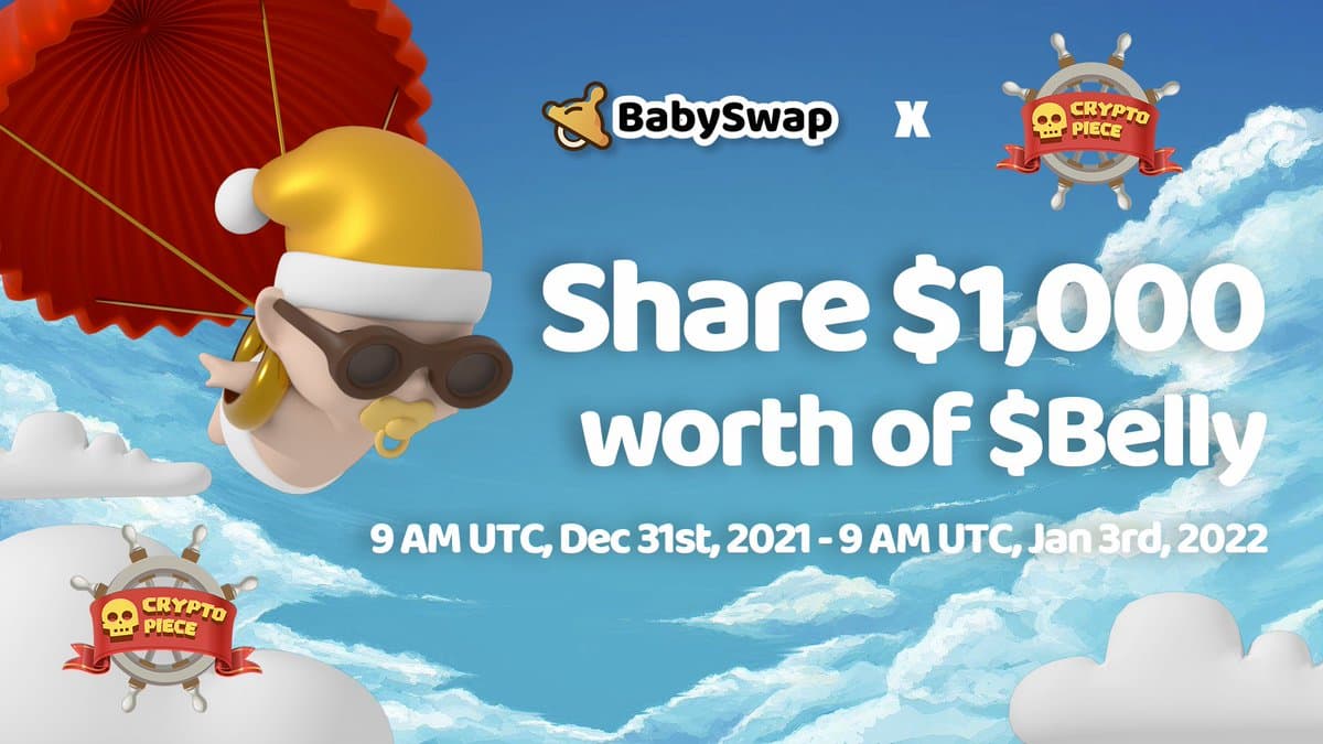 Sam_FreedomMMO's tweet photo. 🎉Complete the tasks and get a chance to be one of the lucky winners.
⏰Ends at 9 AM UTC, Jan 3rd (2 Days left)
👉https://t.co/uQT6HaZScC

$BELLY #CryptoPiece #BabyMetaverse #BSC #Blockchain https://t.co/31y4FrlbiK