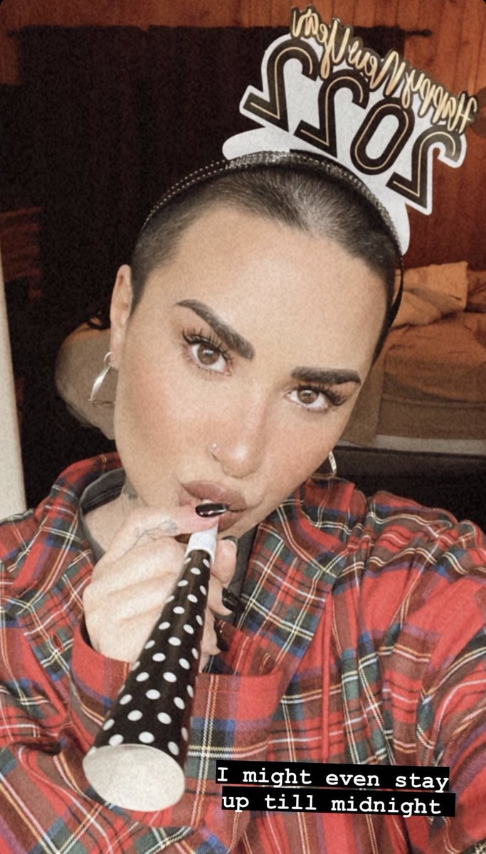 Demi via Instagram story (ddlovato)