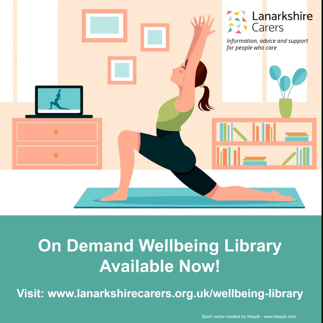 Our On-Demand Wellbeing Library is available at any time when you feel you could do with a bit of extra help. Click here to access the video library: lanarkshirecarers.org.uk/wellbeing-libr… We hope that you find the videos beneficial and enjoy them regularly.